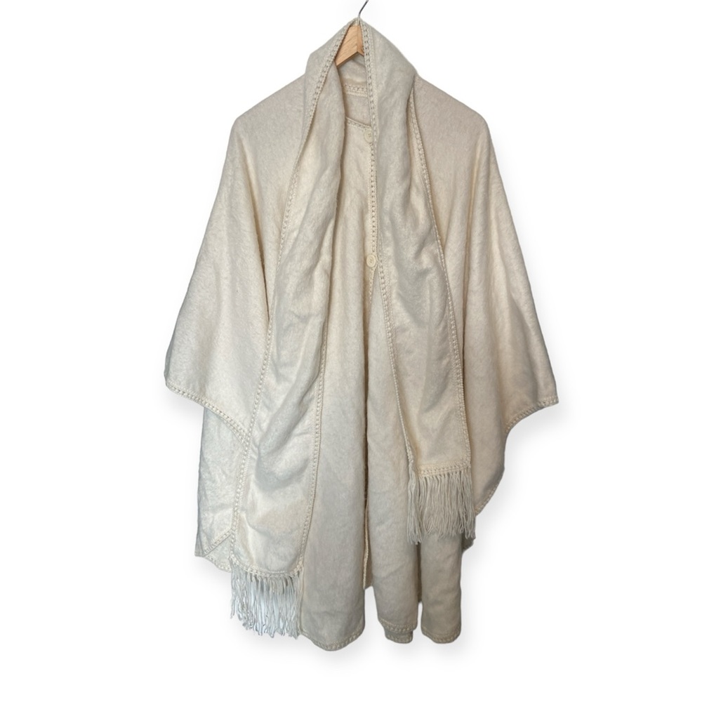 Bohemian Alpaca Wool Poncho